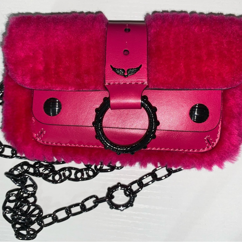Zadig & Voltaire Kate Wallet Bag faux fur